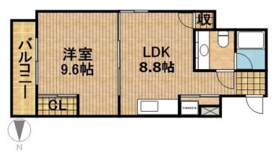 ほろ酔いデザイナーズの間取り図