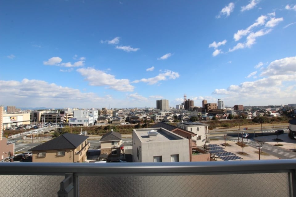 ベランダからの景色はGOOD！