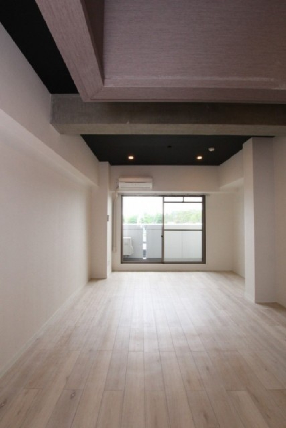 お部屋の奥行は最大725㌢。