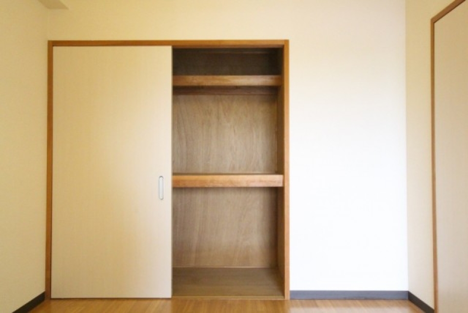 古き良き収納押入はそのままに。