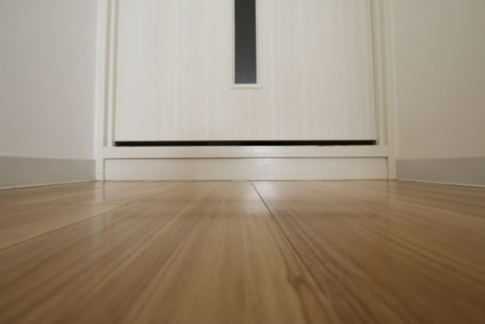 玄関からお部屋につながる扉の段差にご注意！！