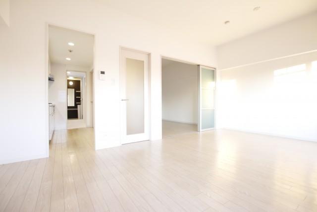 LDKからほぼ全ての部屋が見えます