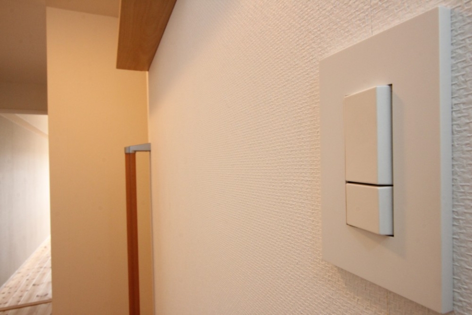 電気のスイッチひとつとってもオシャレ