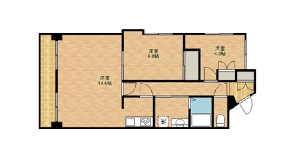 住む、ときどき美術館の間取り図