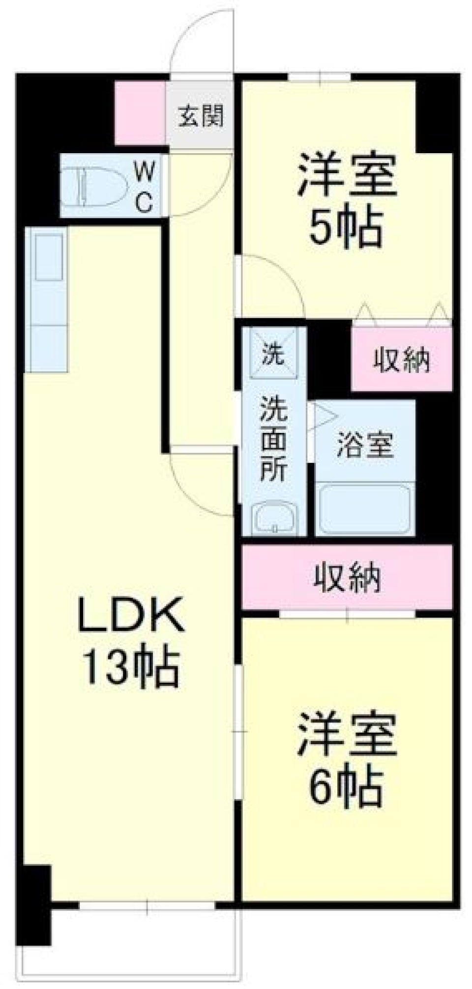 公園が自分のお庭のようの間取り図