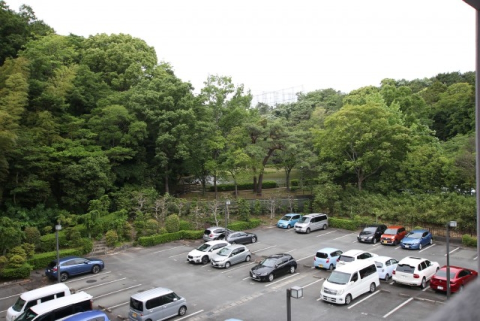 公園のとなりです、もはや公園の中のようです。