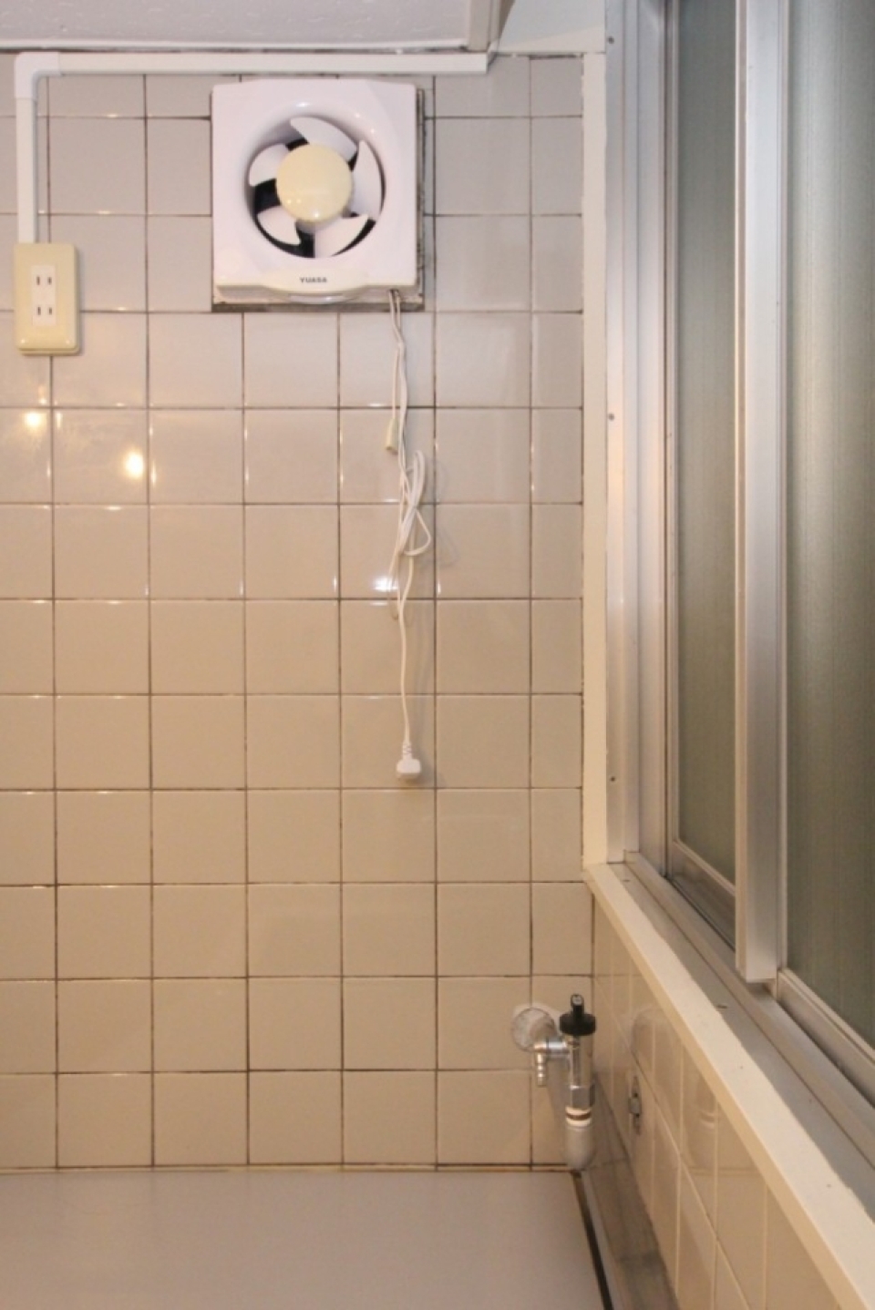 久しぶりに見たよ、プロペラ式換気扇