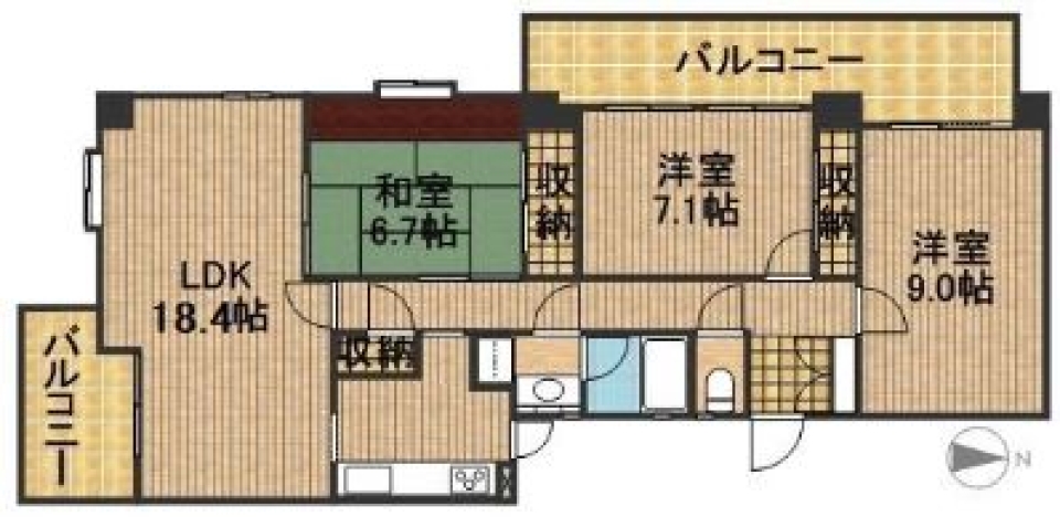 【ペット可】空から浜松を見てみようの間取り図