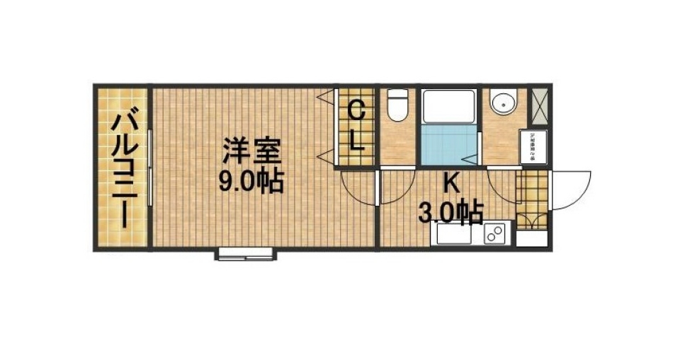 無骨スタイルの間取り図