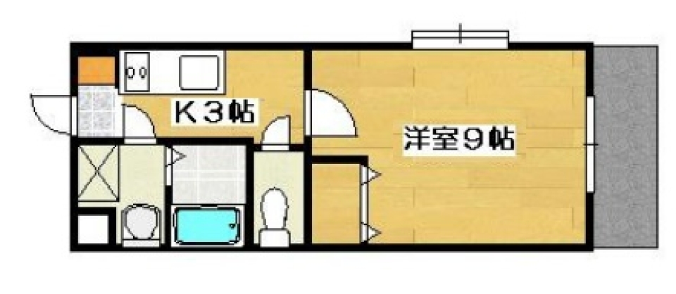 夏の木陰でひとやすみ。の間取り図