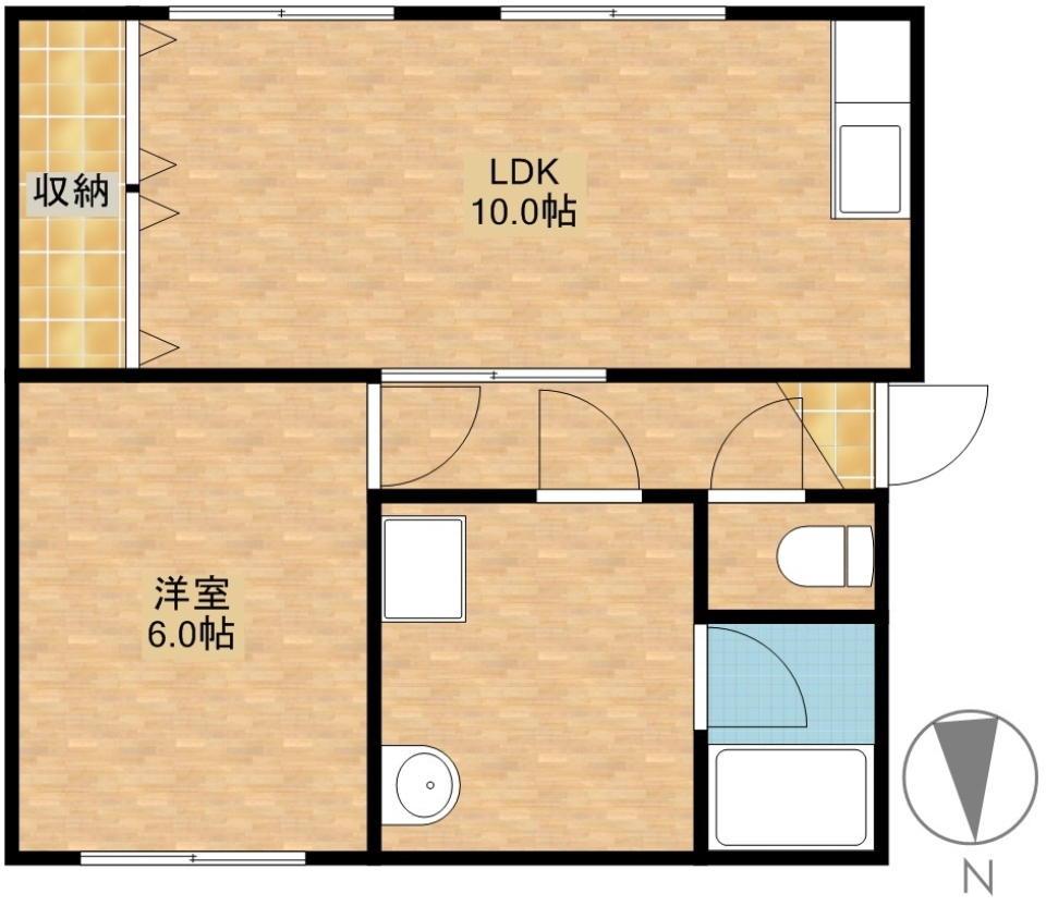 レトロマンションに住もうよ！の間取り図