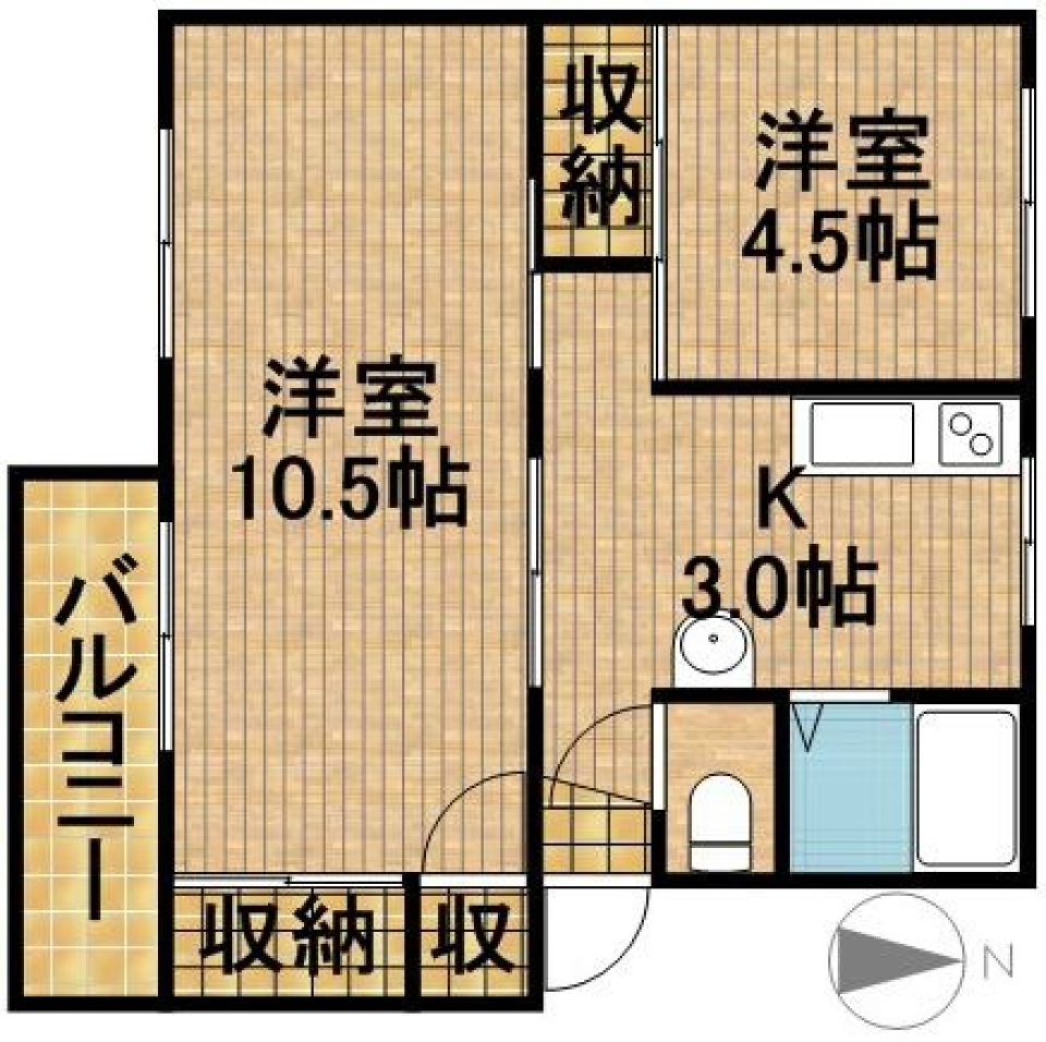 レトロマンションに住もうよ！の間取り図