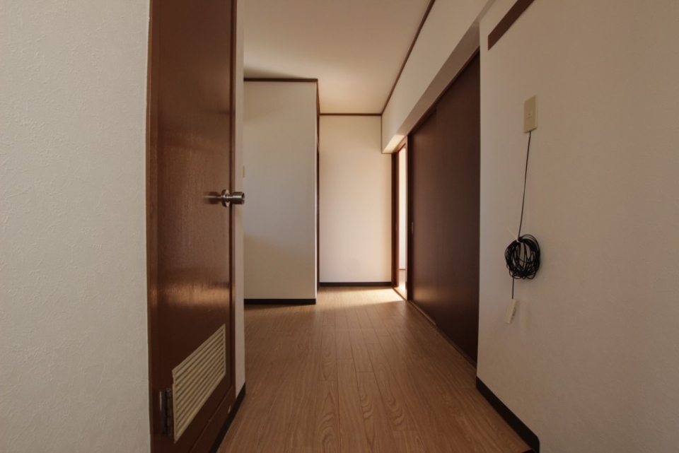 玄関からの眺め。