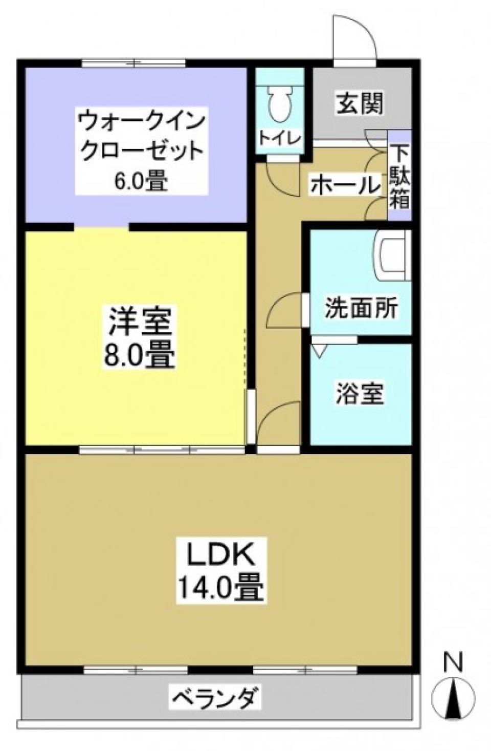 Snow fantasyの間取り図