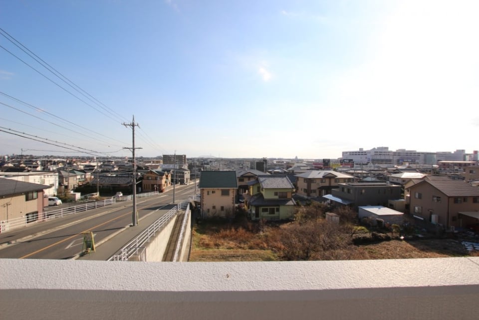 丘の上なので眺めは最高です。
