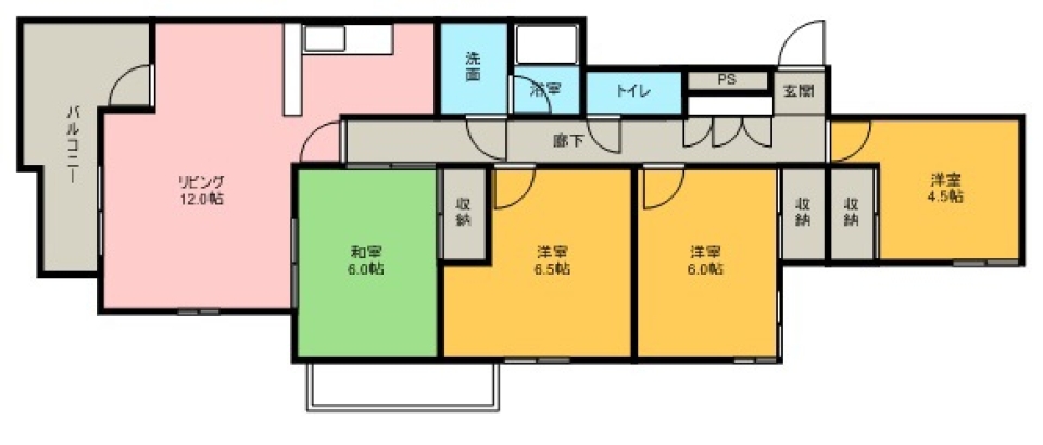 長い廊下に憧れていたあなたへの間取り図