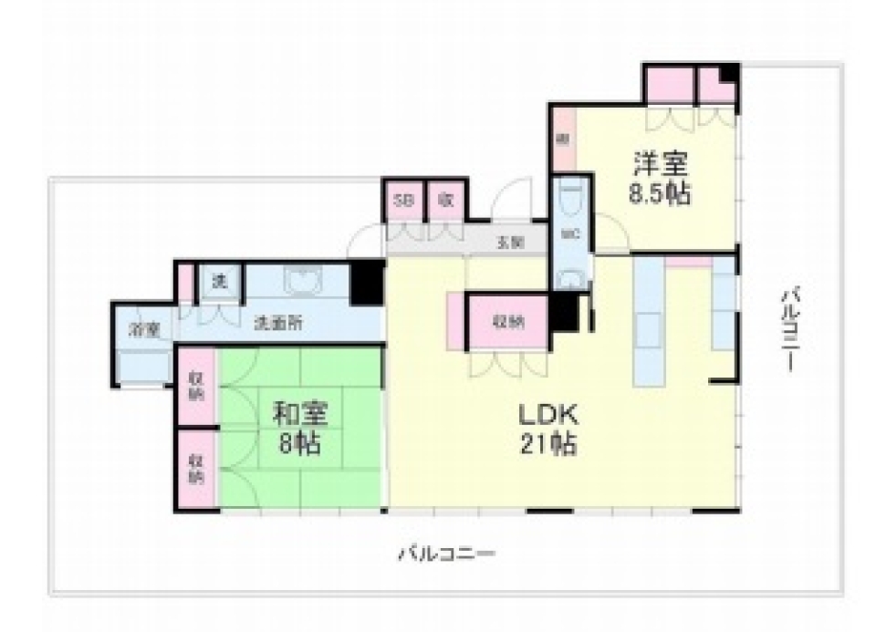 これはやばい！最上階独占のペントハウス！の間取り図
