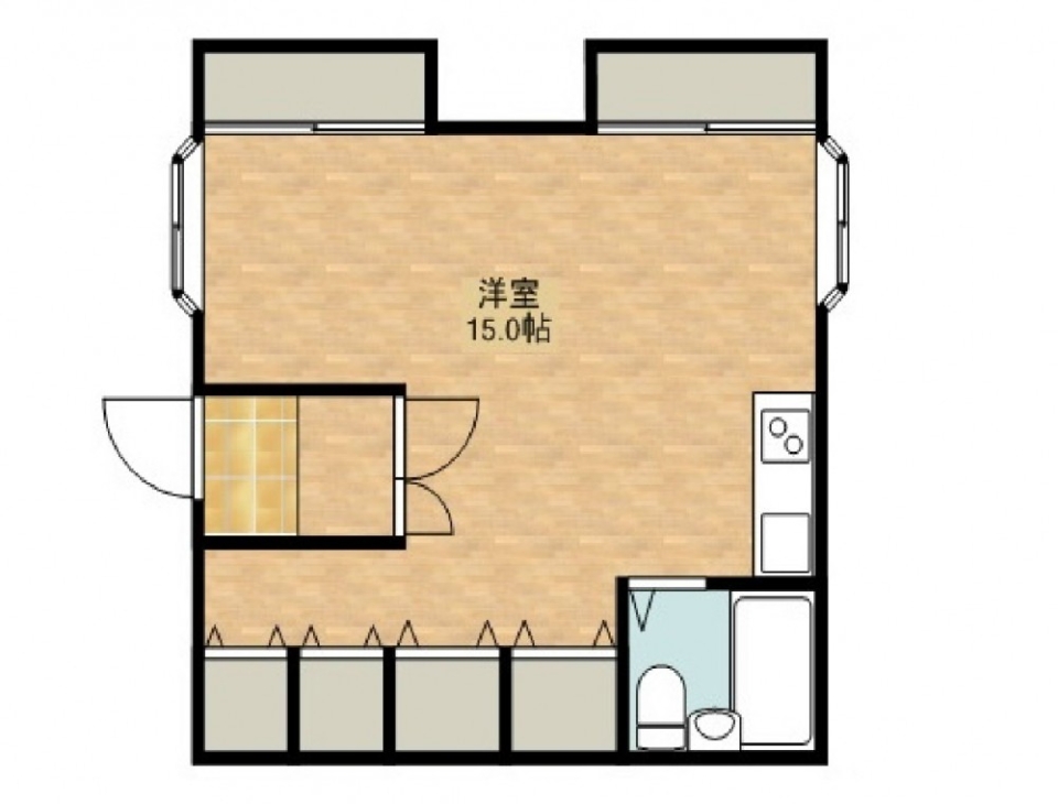 柿ノ木ハウス！。の間取り図