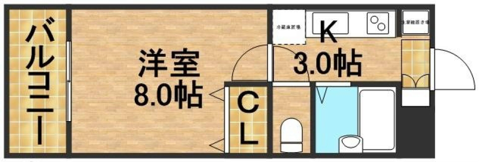 ほどよい距離感の間取り図