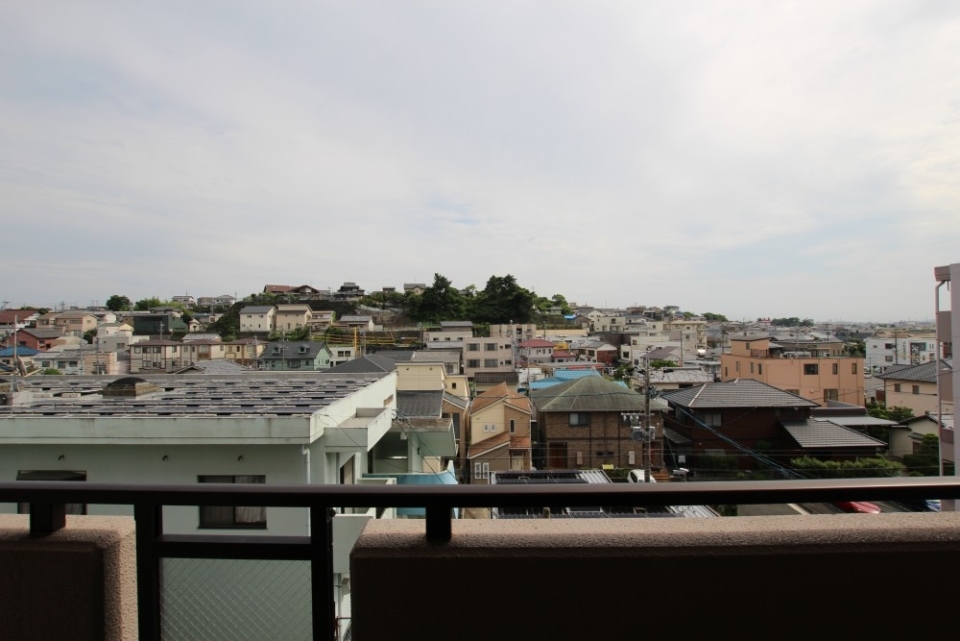 高台の3階のお部屋だから眺めがいい。