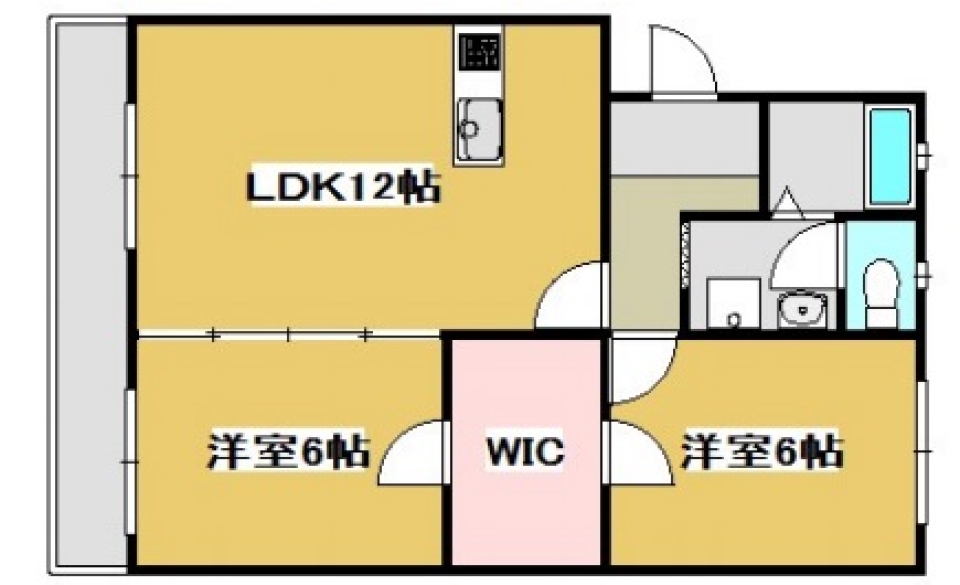 愛犬も好むリノベルームの間取り図