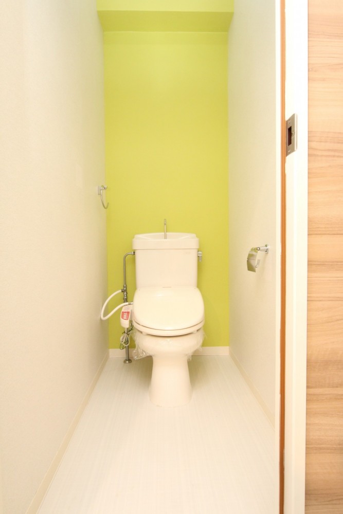 トイレが可愛いと、それだけで嬉しい。シャワー付きトイレです