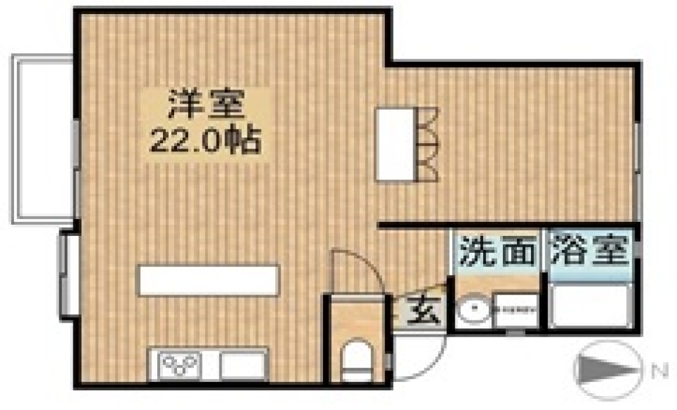 ナチュラルホワイトリビングへようこそ！の間取り図