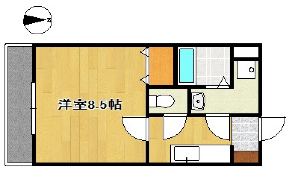 Cafe「Takaoka」。の間取り図