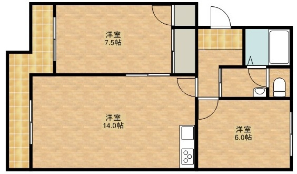 NEW Kitchen ＆ dresser  の間取り図