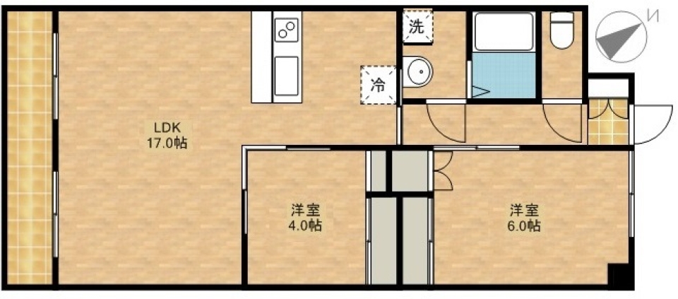 One for personal.All for family. の間取り図