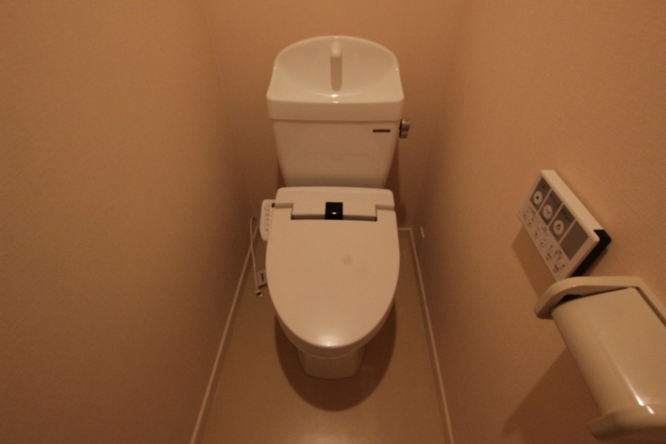 トイレの様子。シャワートイレ。