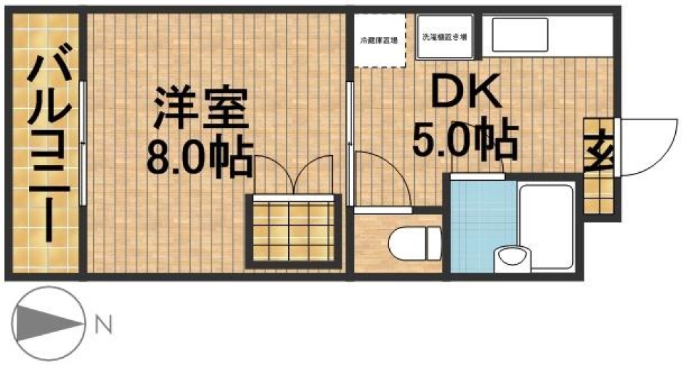 古き良さにスポットライトをの間取り図