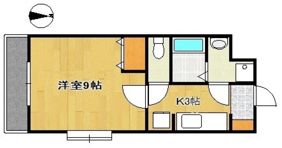 OLD BAR STYLEの間取り図