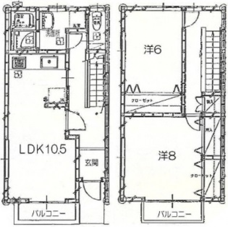 気持ちはいつでも１戸建て。の間取り図