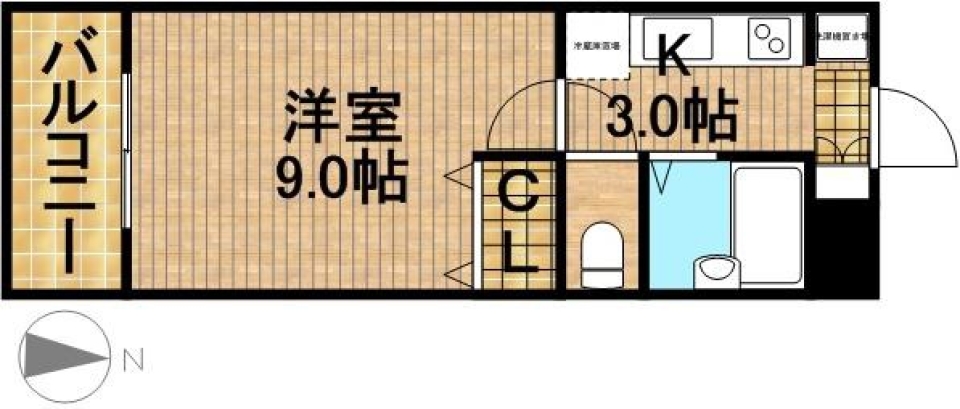 「アルネ・ヤコブセン」を買いに行くの間取り図