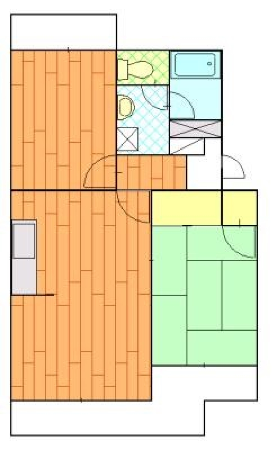 家賃で決めろ！！の間取り図