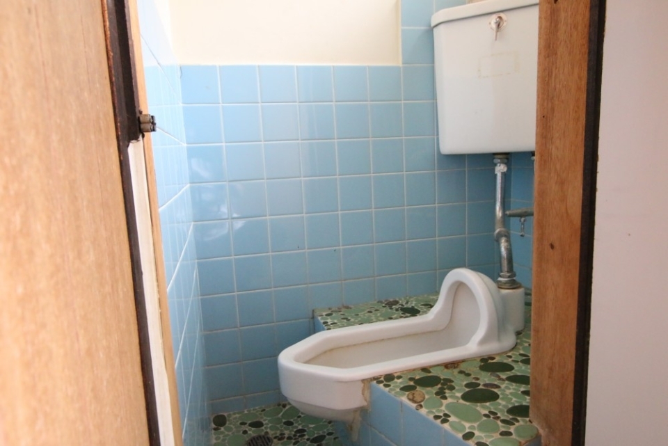 和式の小さなトイレ付きです。