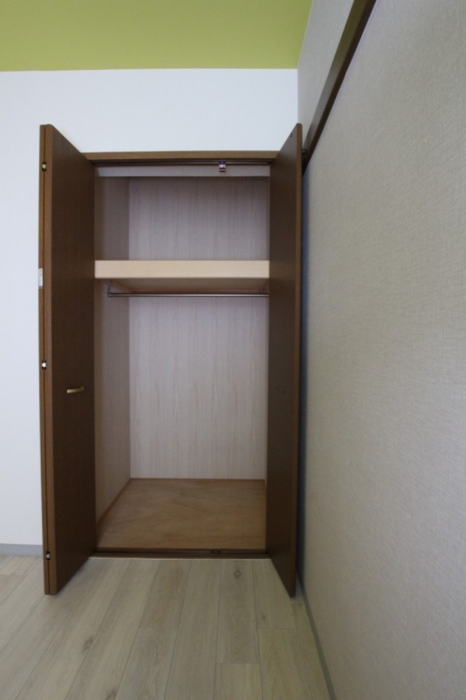 収納はこの１ヶ所、１人暮らしなら十分。