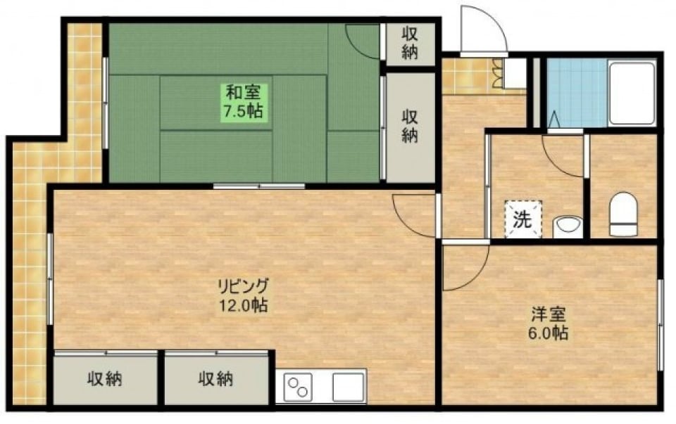 オシャレで黄色のアイツは...。の間取り図