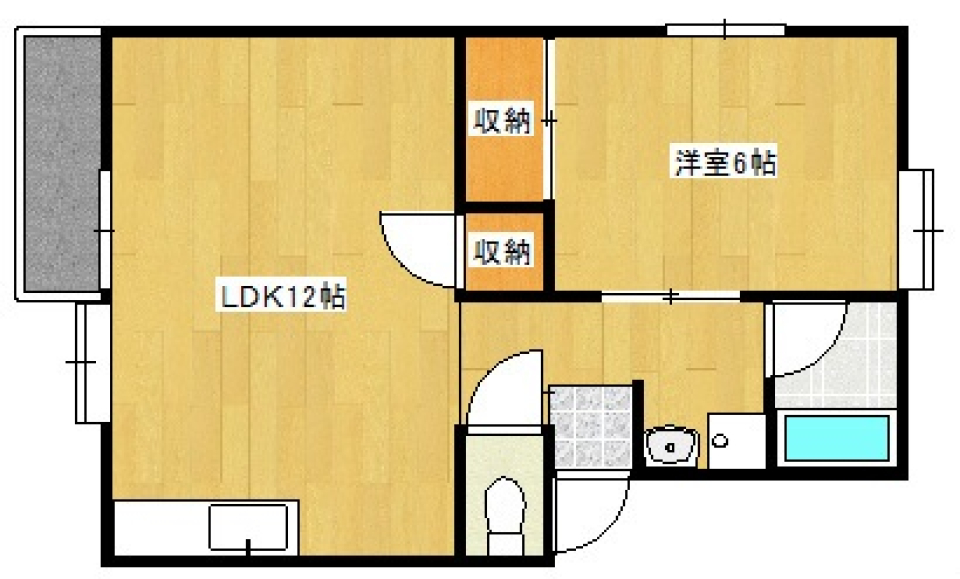 町に溶け込みひっそり佇むの間取り図