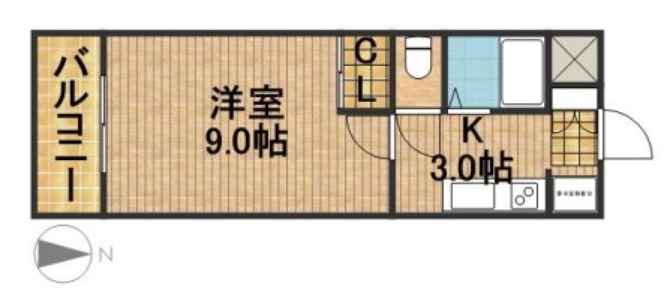 Salonスタイルリノベーション。の間取り図