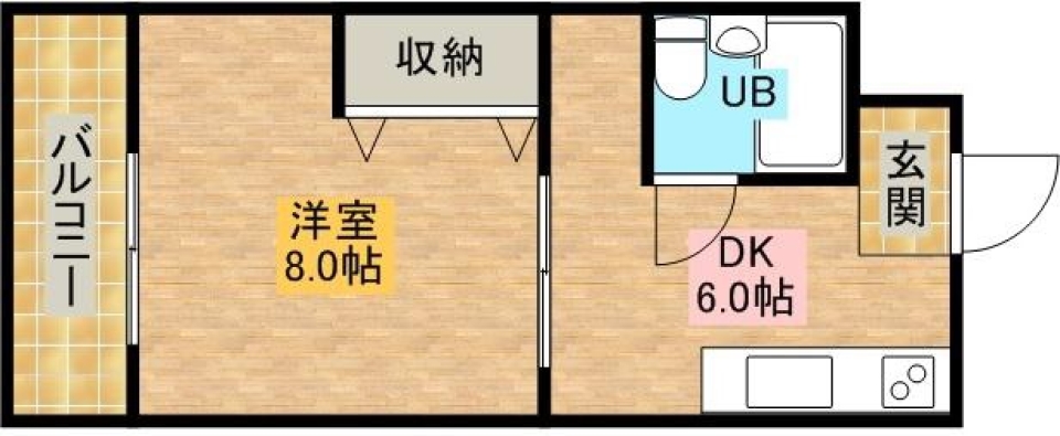 Modern Style「シンプルルーム」の間取り図
