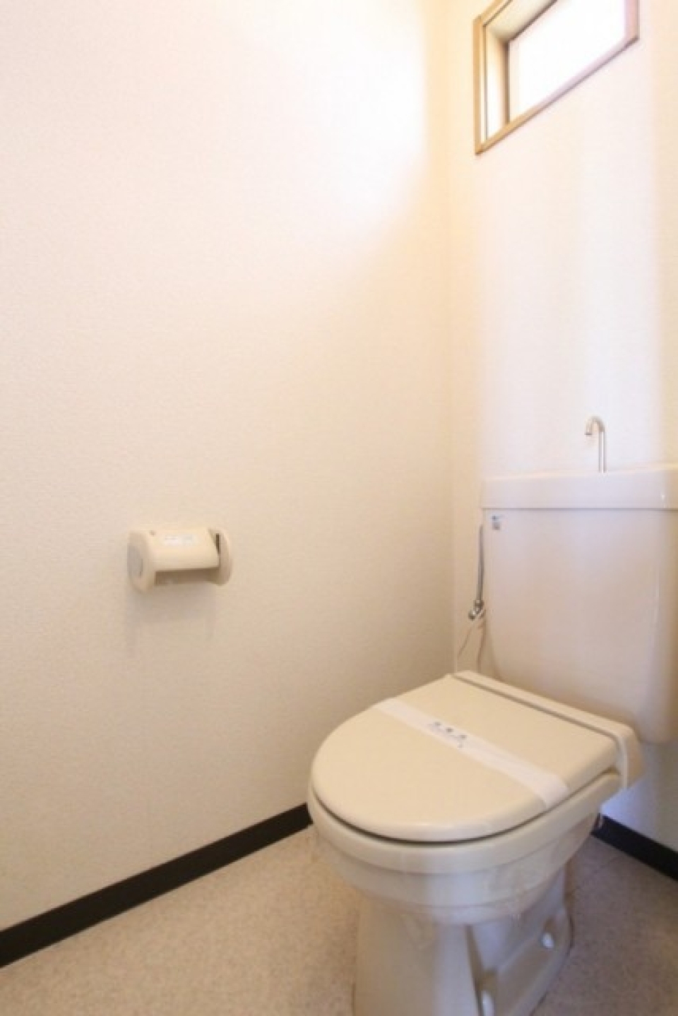 トイレも明るい。
