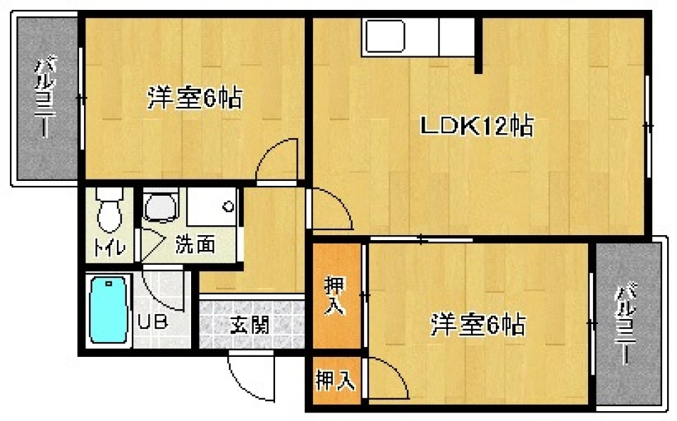 気分で選ぶ３タイプフロア。の間取り図
