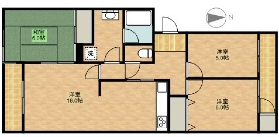 山手のレトロの間取り図