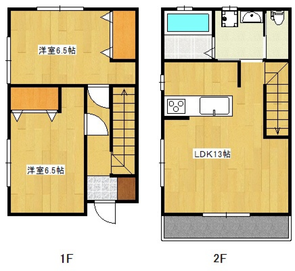 ワンダフルテラスハウス！の間取り図
