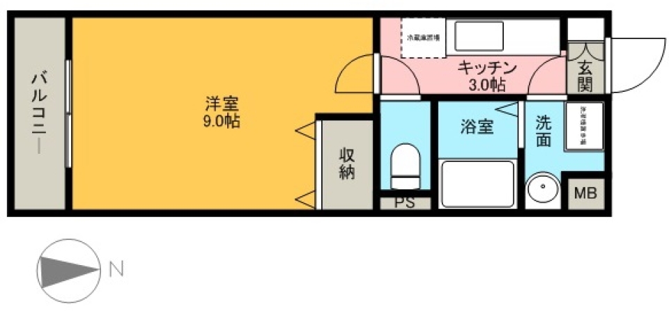 Stylish Modern。の間取り図