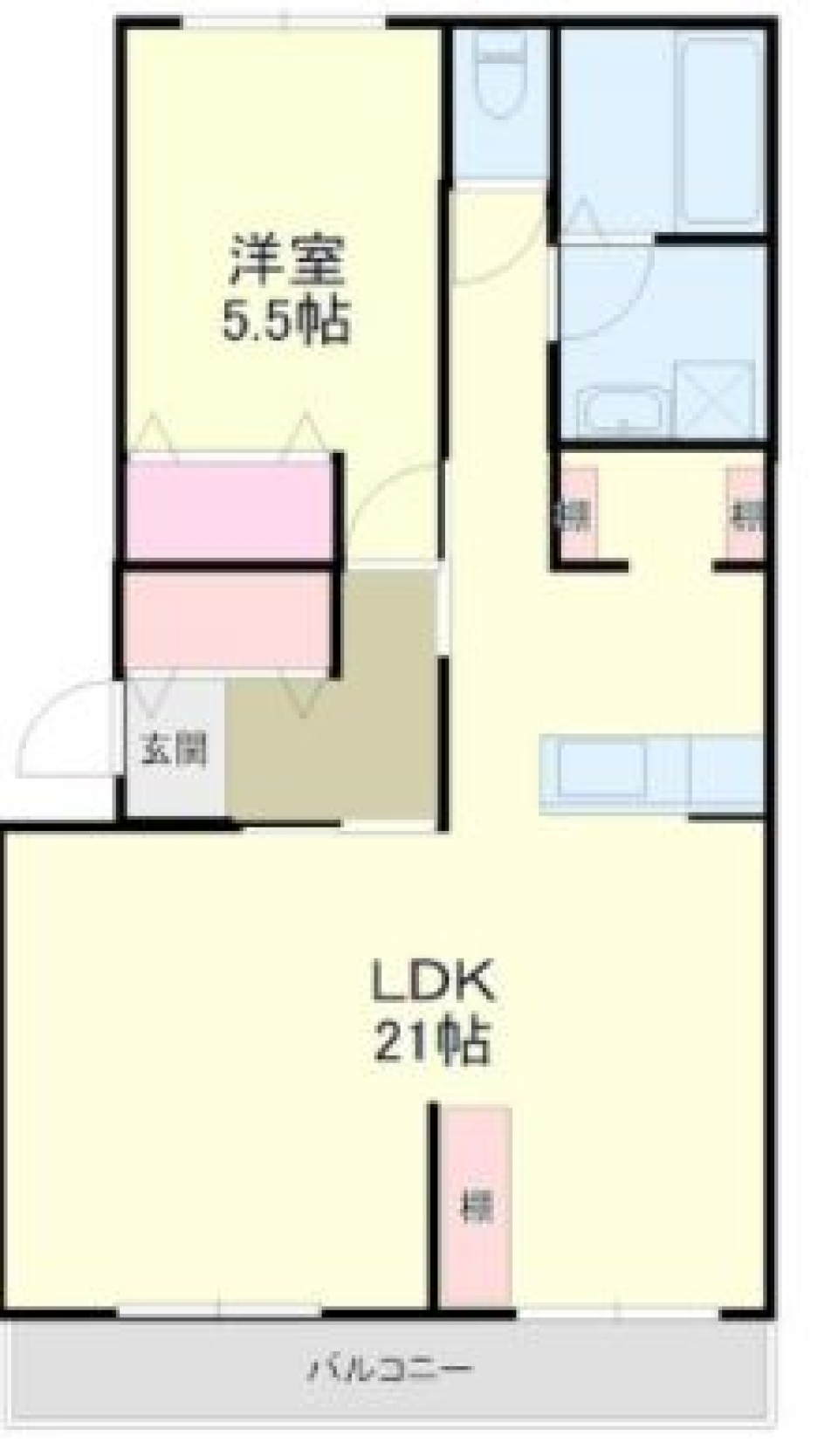 ナチュラルに恋しての間取り図