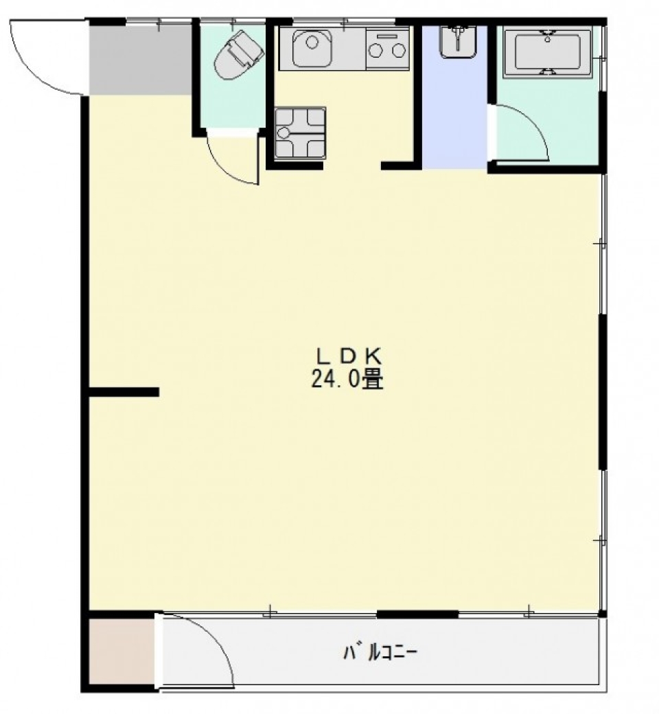 露骨なビンテージスタイル！の間取り図