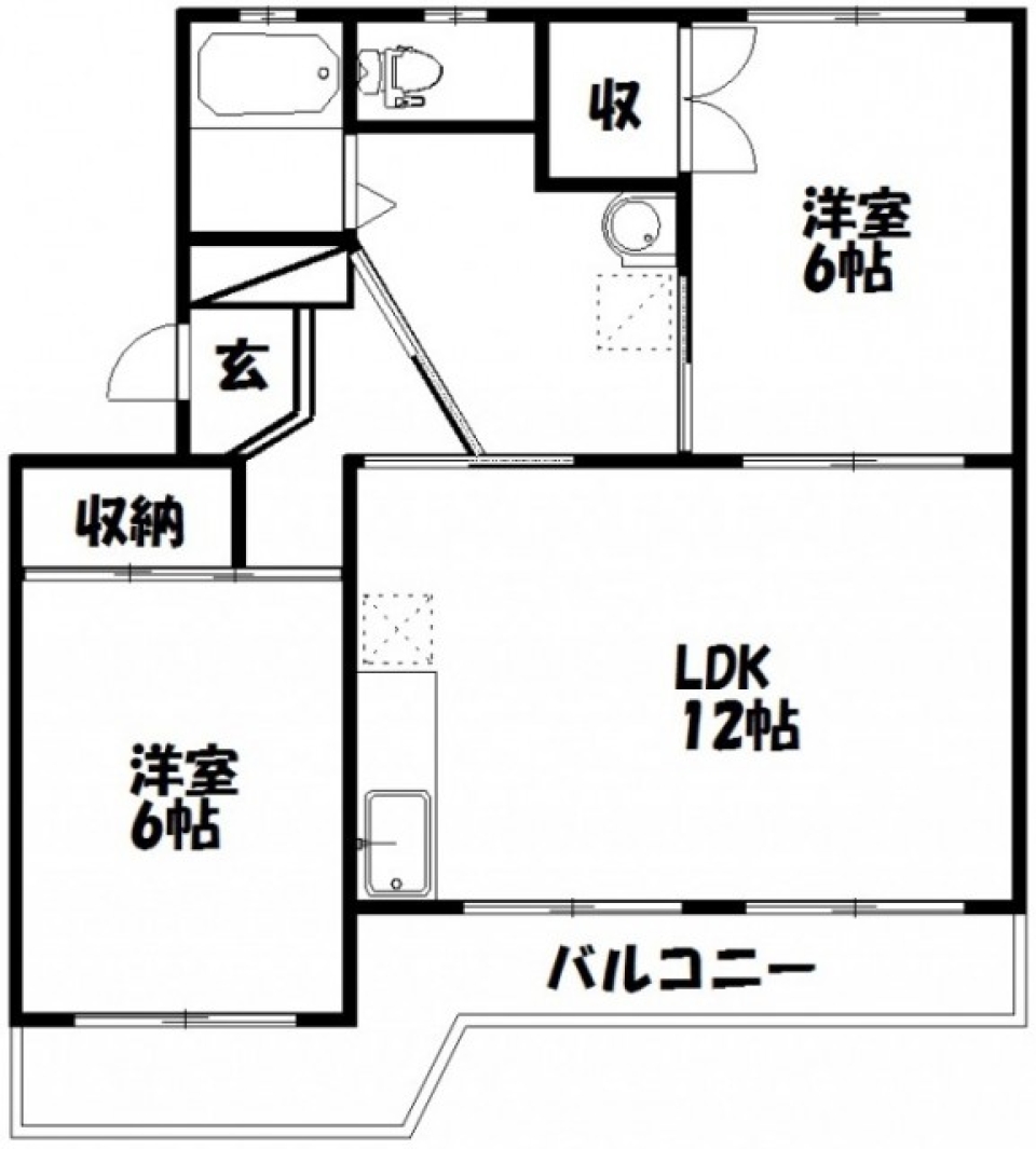 リノベで感じる面白さ！の間取り図